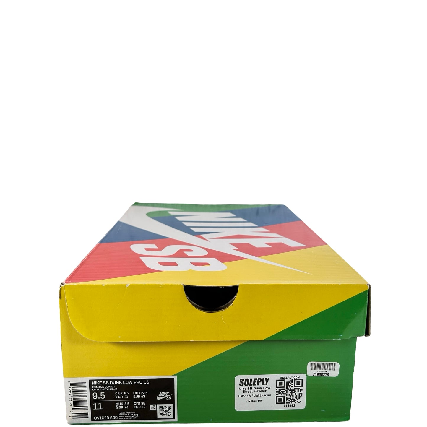 CV1628 800 Nike SB Dunk Low Street Hawker [USED] - 9.5 M (Used)
