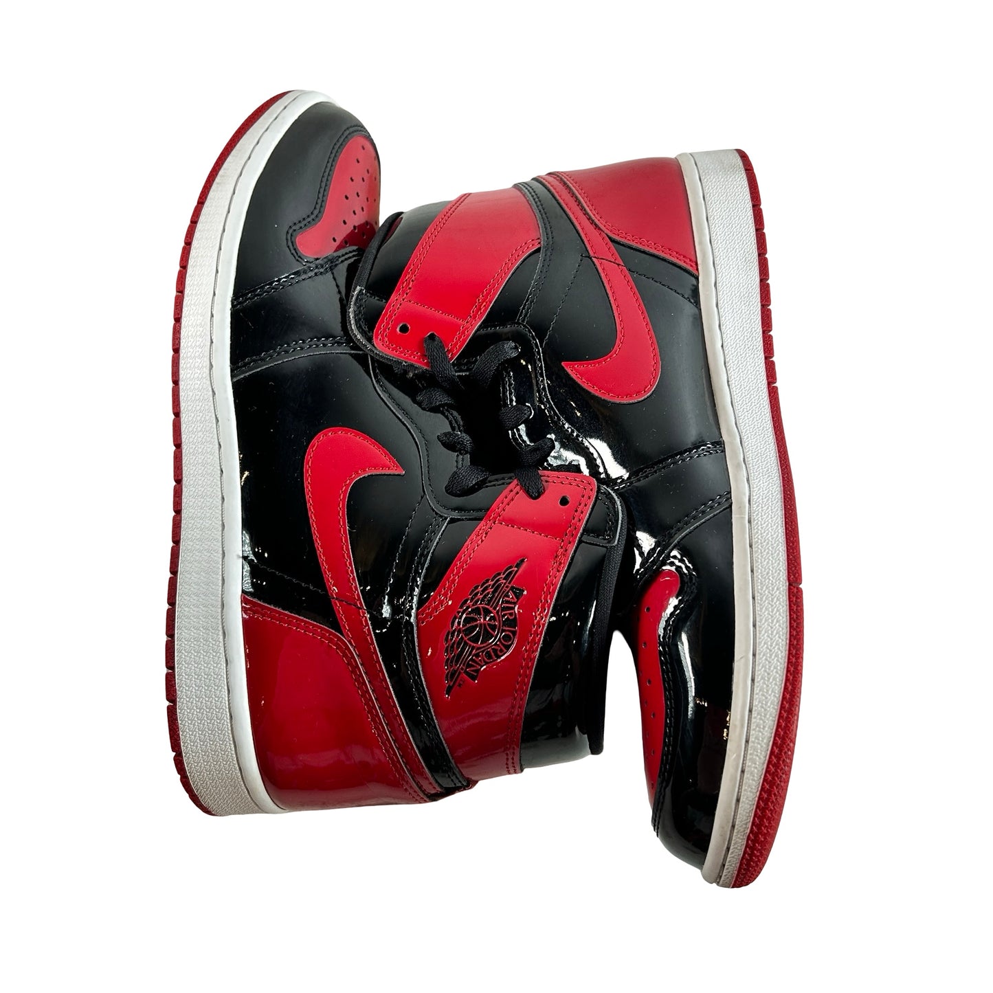 555088 063 Jordan 1 Retro High OG Patent Bred [USED] - 11 M (Used3) (No Box3)