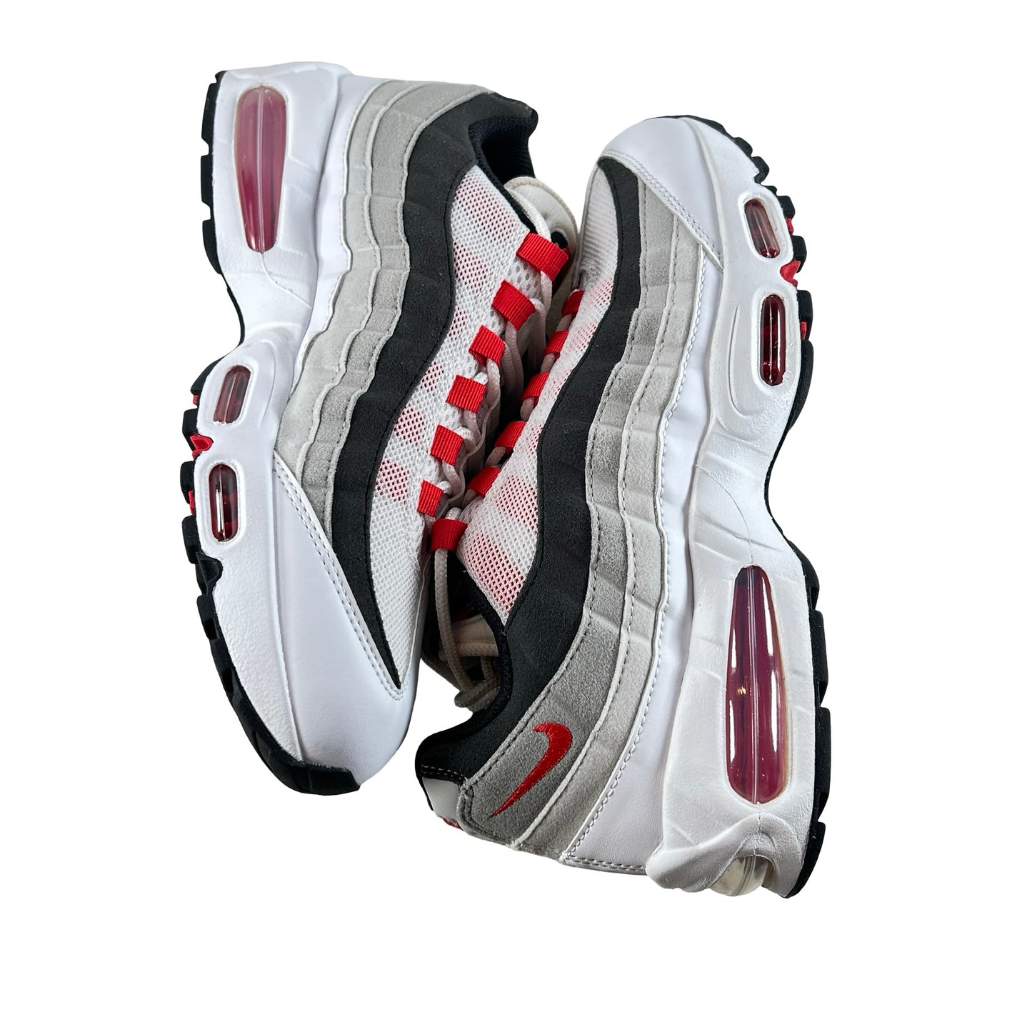 IB7862 100 Nike Air Max 95 OG Big Bubble Comet Red [USED] - 8.5 M (Used) (No Box)