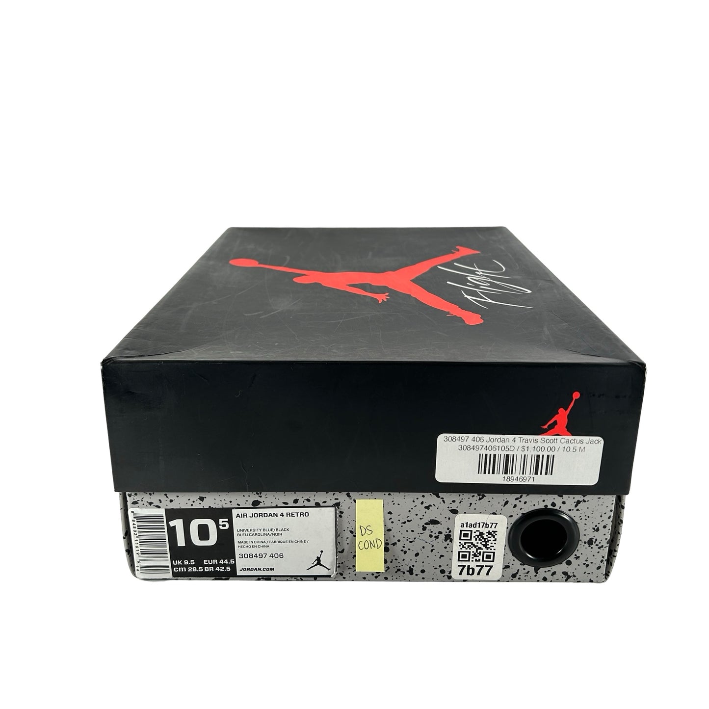 308497 406 Jordan 4 Travis Scott Cactus Jack [CONDITIONAL] - 10.5 M (Glue Stains)