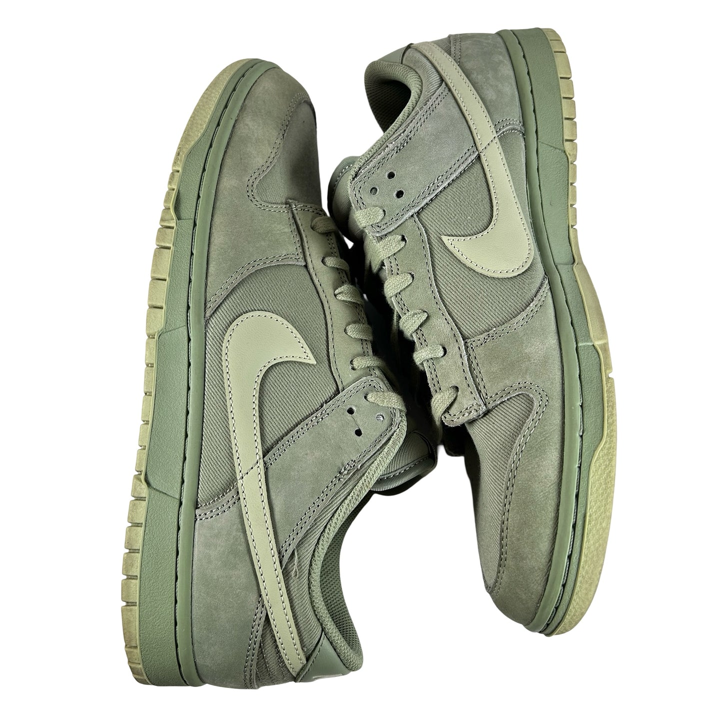 FB8895 300 Nike Dunk Low Retro Premium Oil Green Olive Aura [USED] - 11.5 M (Used)