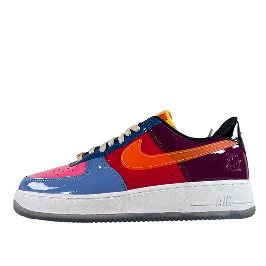 DV5255 400 Nike Air Force 1 Low SP Undefeated Multi-Patent Total Orange [USED] - 9 M (Used) (No Sleeve)