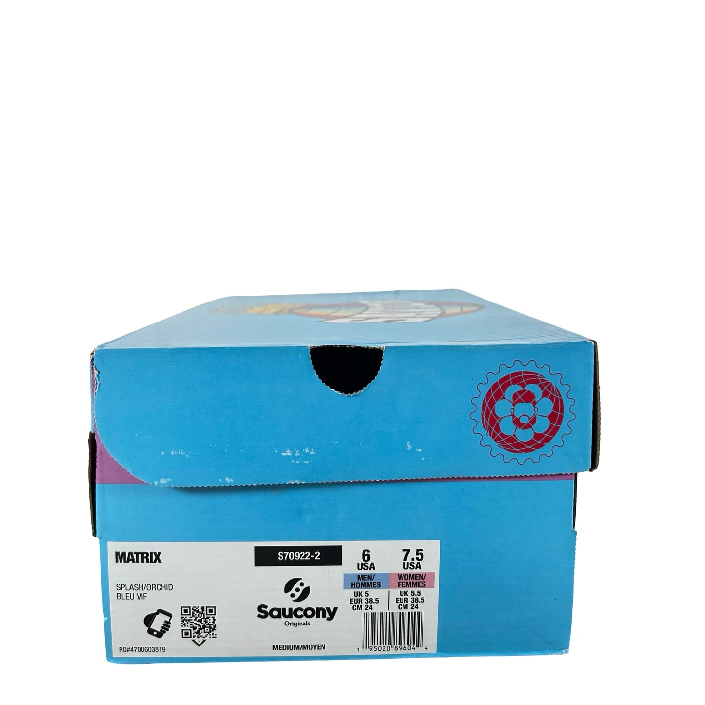 S70922-2 Saucony Matrix Jae Tips No Shoes In The House Blue Pink [USED] - 6 M (Used)