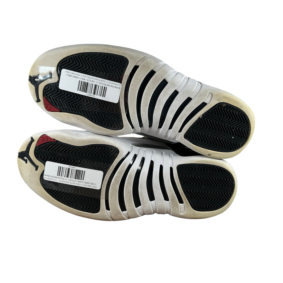 CT8013 006 Jordan 12 Retro Playoffs (2022) [USED] - 11 M (Used4) (No Box4)