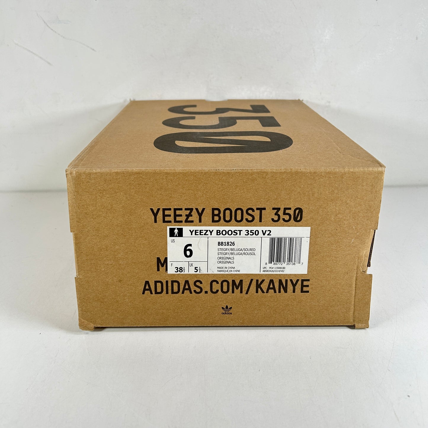 BB1826 adidas Yeezy Boost 350 V2 Beluga [USED] - 6 M (Used)