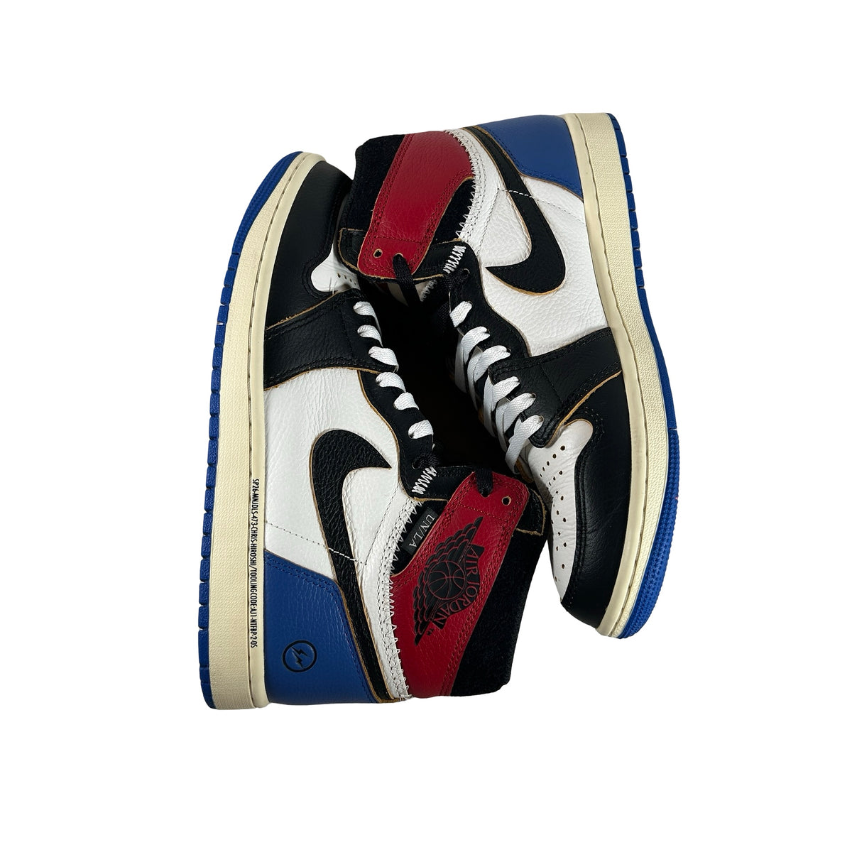 IO7847 002 Jordan 1 Retro High OG SP Fragment x Union LA Varsity Red Sport Royal [USED] - 8 M (Used2)