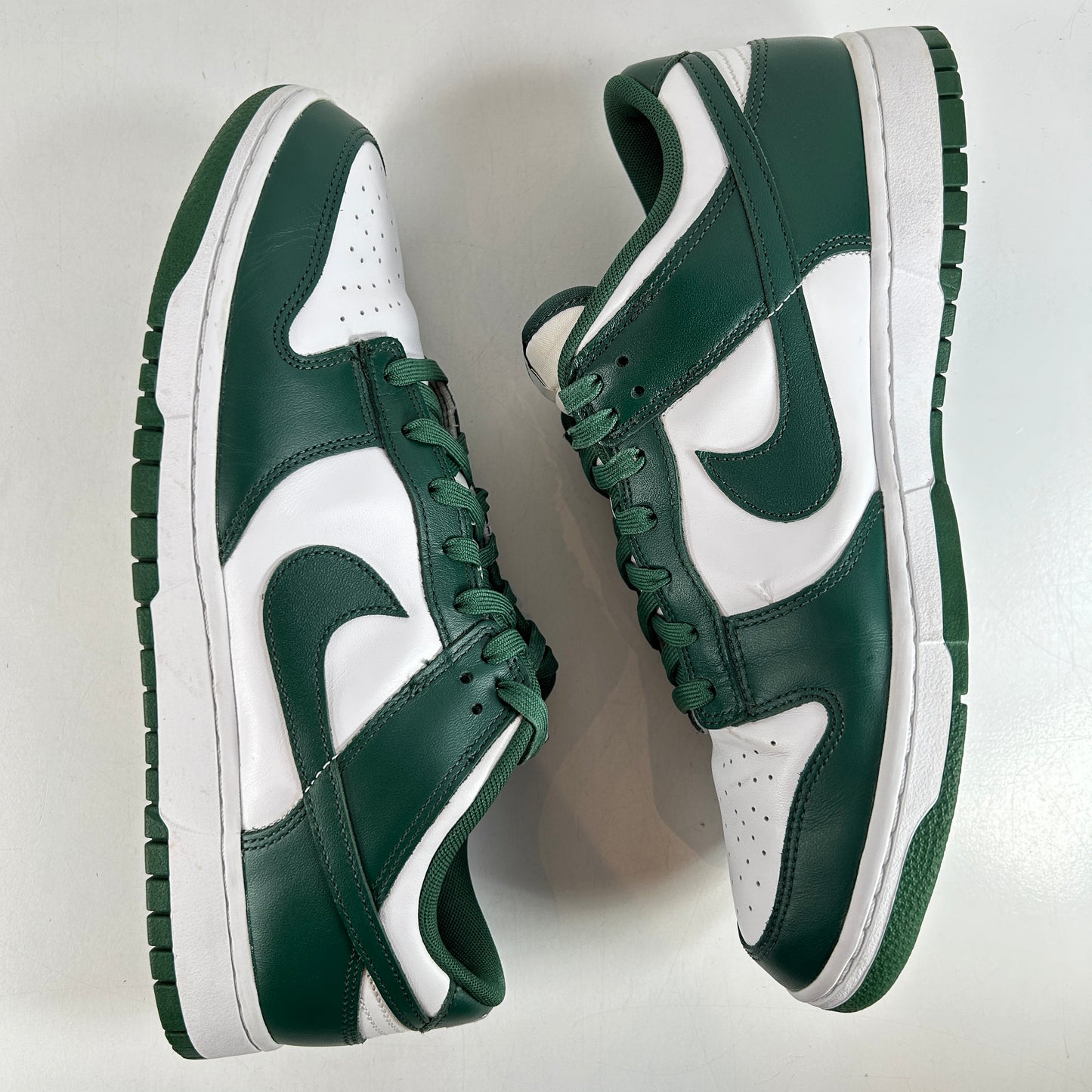 DD1391 101 Nike Dunk Low Michigan State [USED] - 12 M (Used) (No Box)