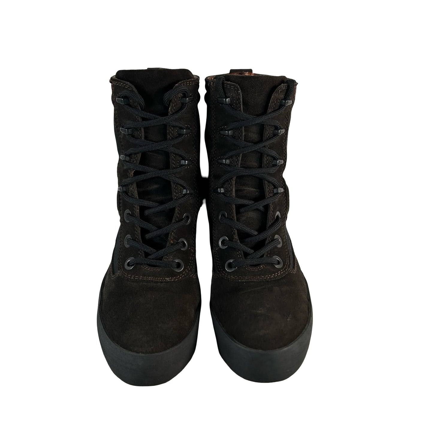 KW2581 022 Yeezy Season 3 Wmns Military Boot 'Onyx' [USED] - 37 (Used)