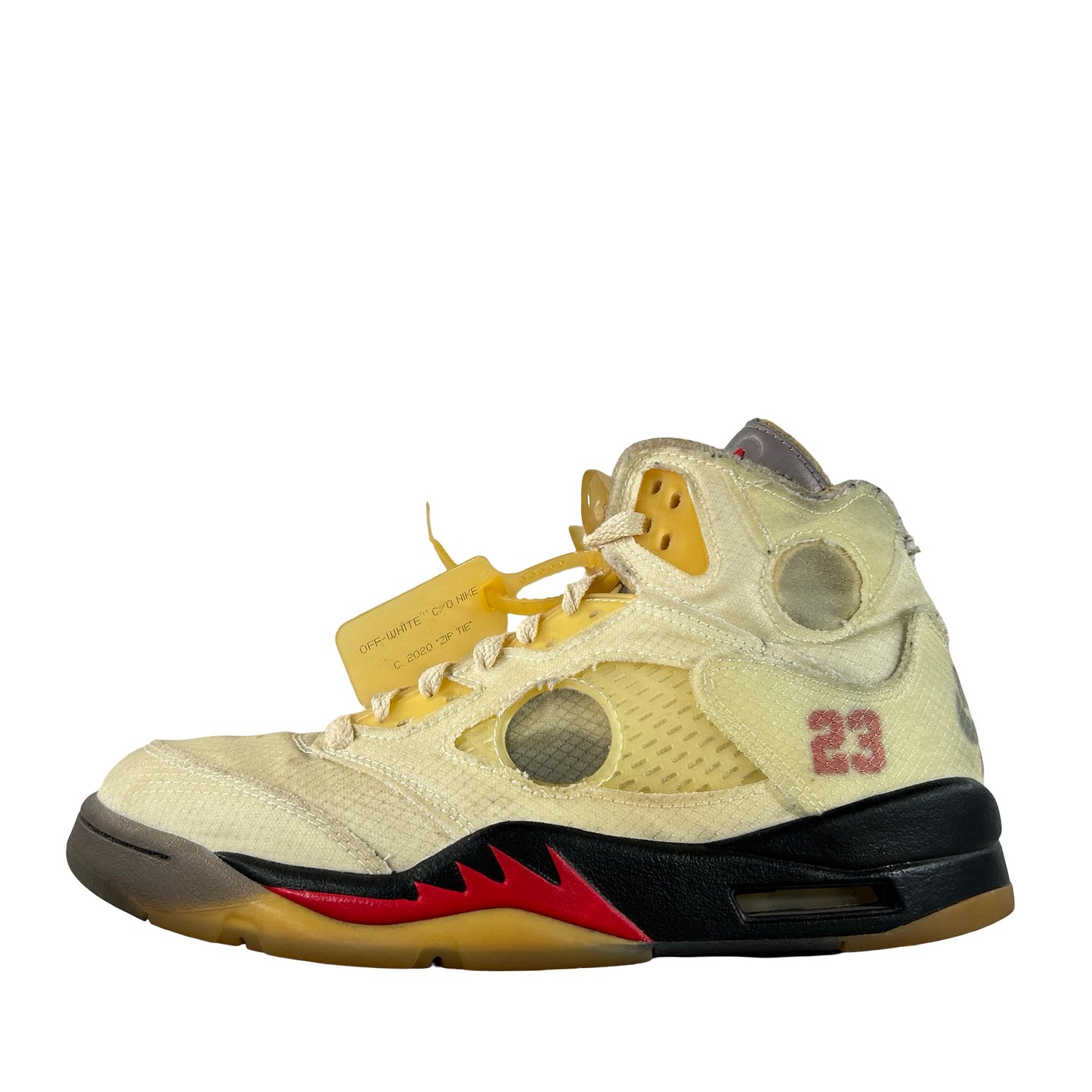 DH8565 100 Jordan 5 Retro Off-White Sail [USED] - 7.5 M (Used5)