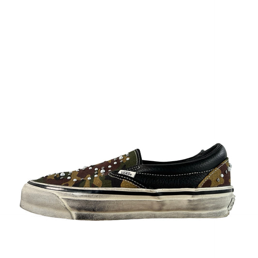 VN000D9PCAK Vans LX Classic Slip-On 98 Pearlized Pack Camo Black [USED] - 7 M (Used)