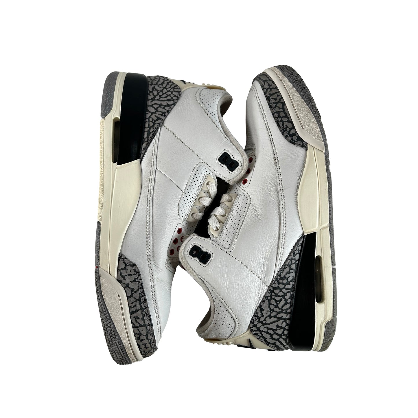 DN3707 100 Jordan 3 Retro White Cement Reimagined [USED] - 8 M (Used) (Replace Box)
