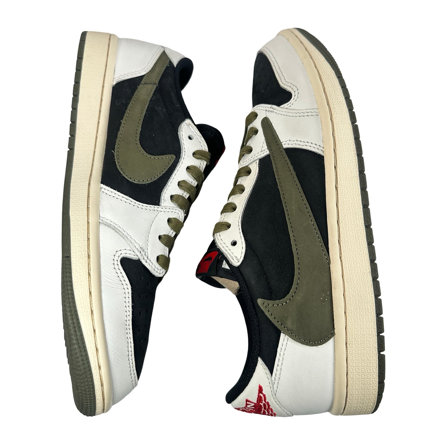 DZ4137 106 Jordan 1 Retro Low OG SP Travis Scott Olive (W) [USED] - 9 W (Used2)