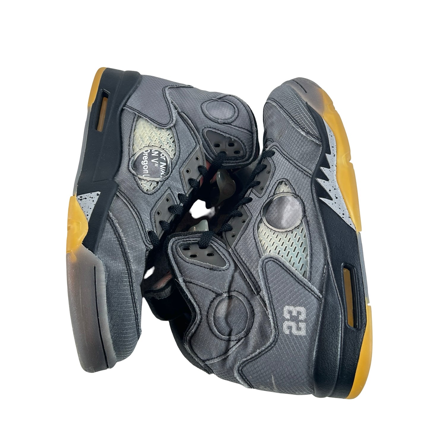 CT8480 001 Jordan 5 Off-White Black [USED] - 11 M (Used5)