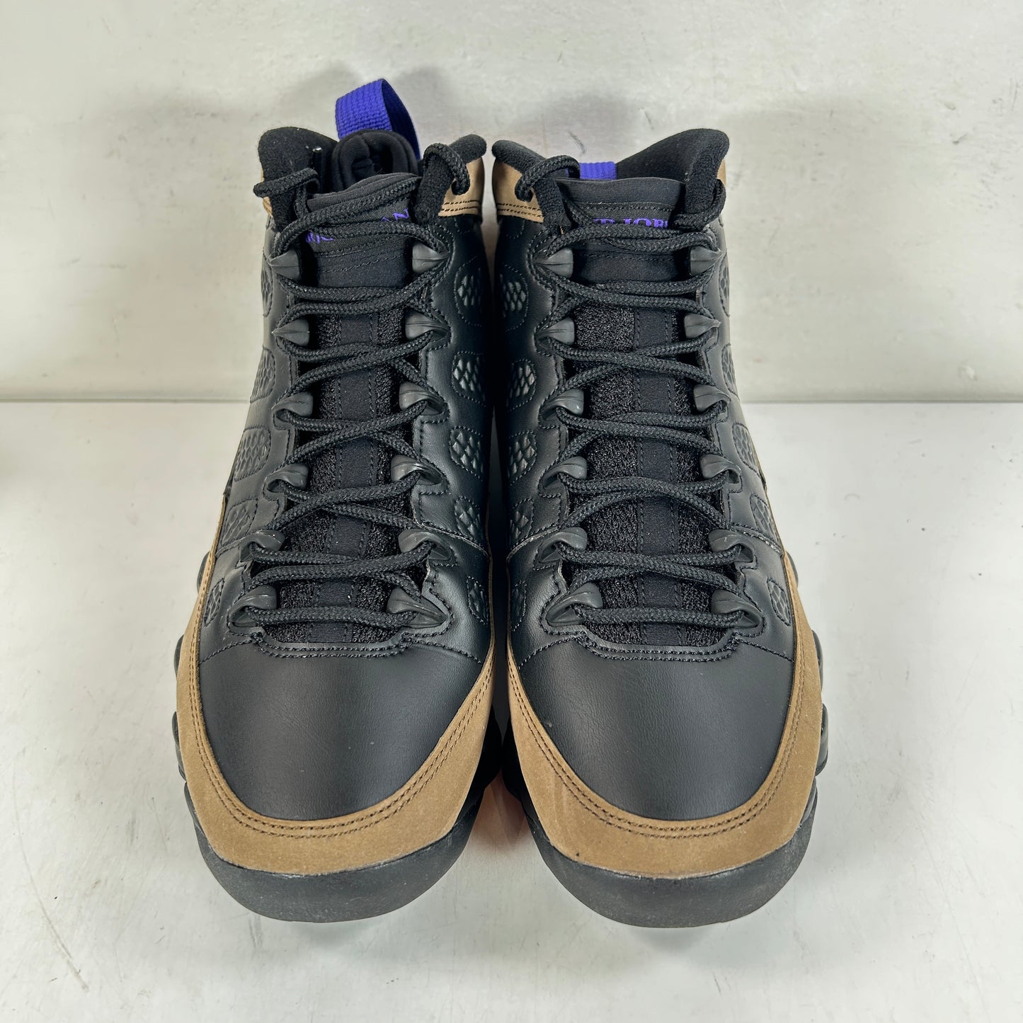 CT8019 034 Jordan 9 Retro Light Olive Concord [USED] - 8 (Used)