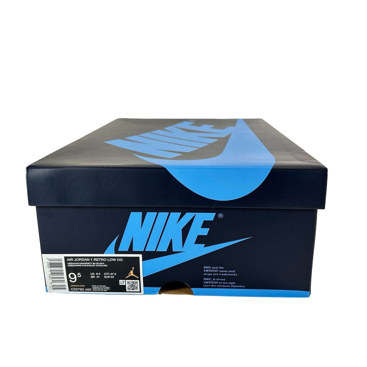 CZ0790 400 Jordan 1 Low OG Obsidian UNC [USED] - 9.5 M (Used)
