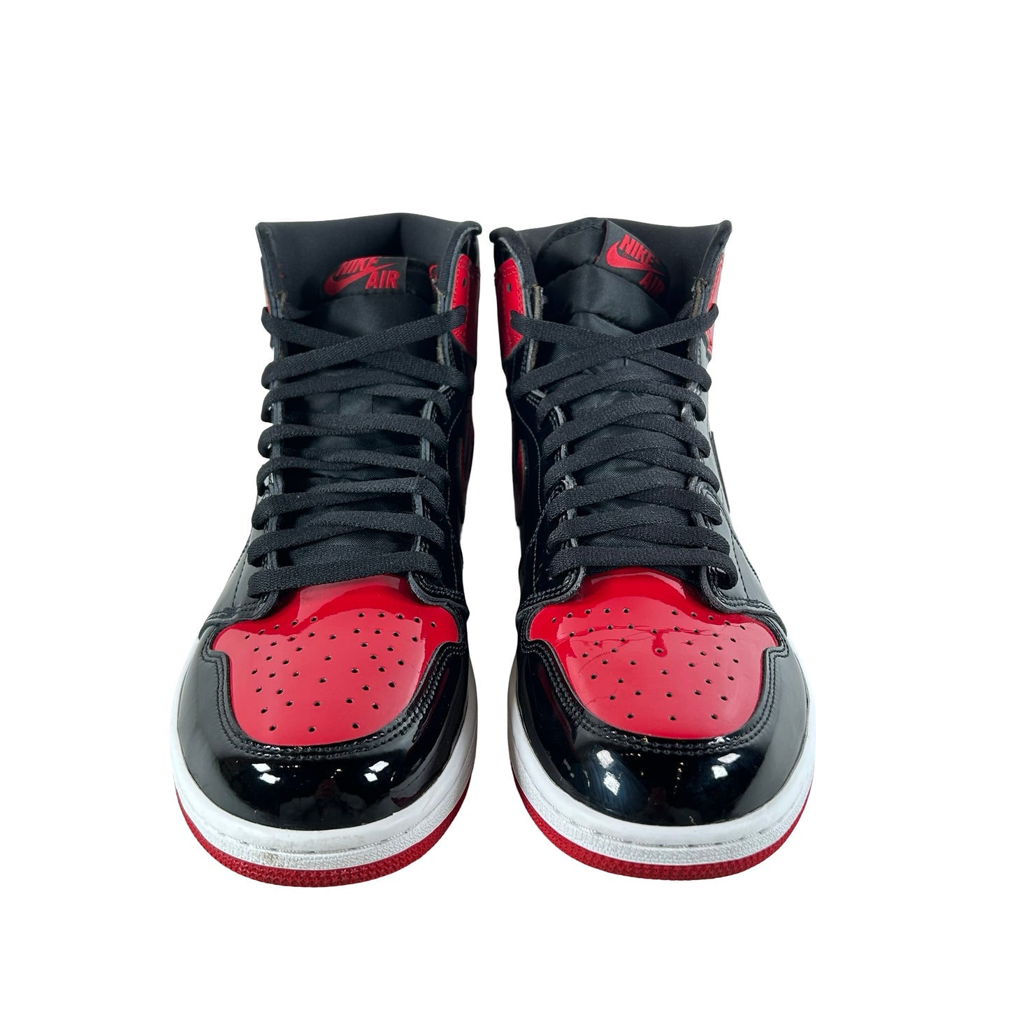 555088 063 Jordan 1 Retro High OG Patent Bred [USED] - 13 M (Used6)