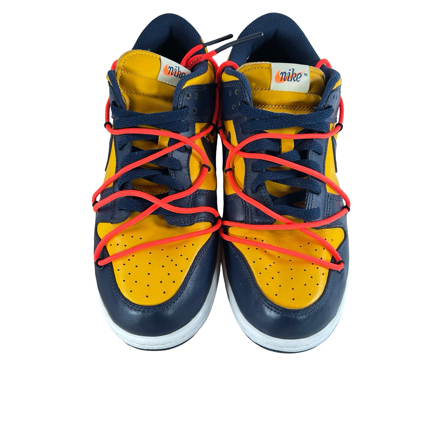 CT0856 700 Dunk Low Off-White University Gold [USED] - 9.5 M (Used)