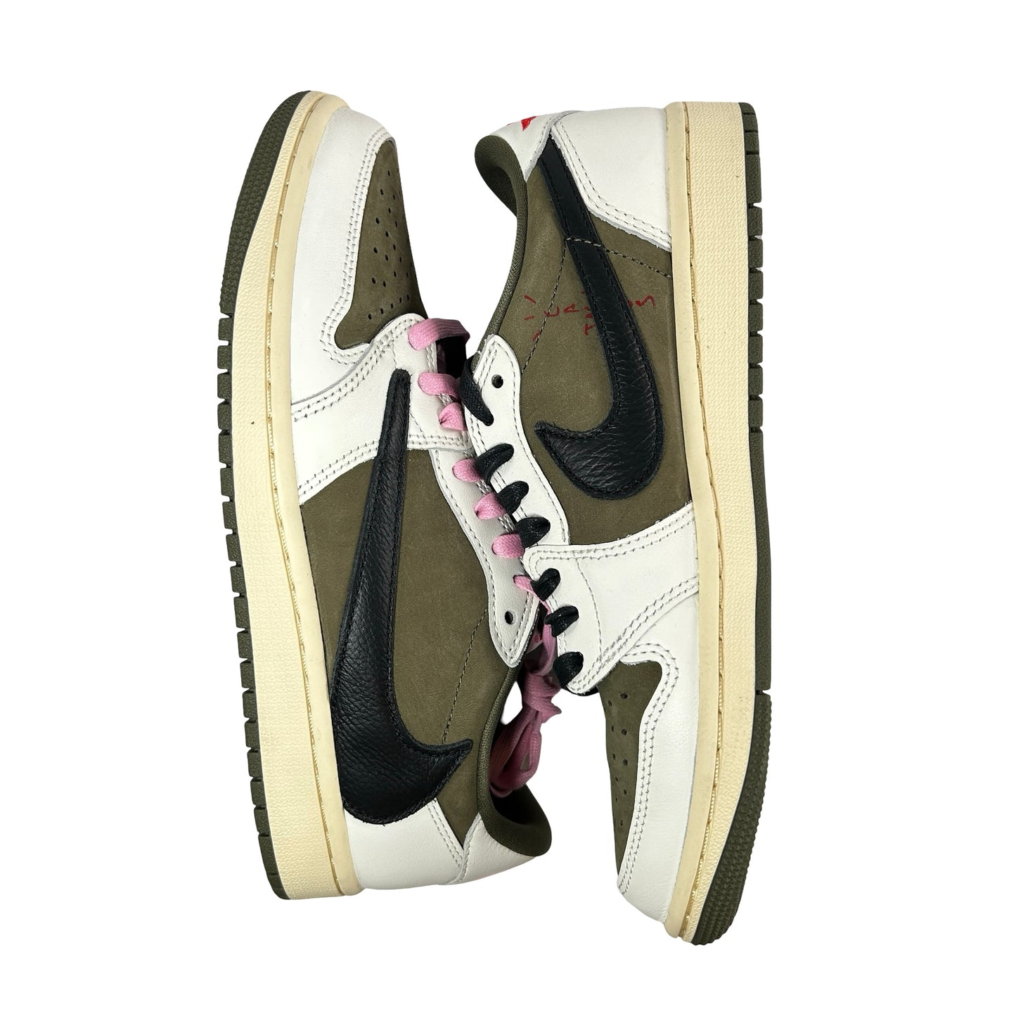 DM7866 200 Jordan 1 Retro Low OG SP Travis Scott Medium Olive [USED] - 6.5 (Used)