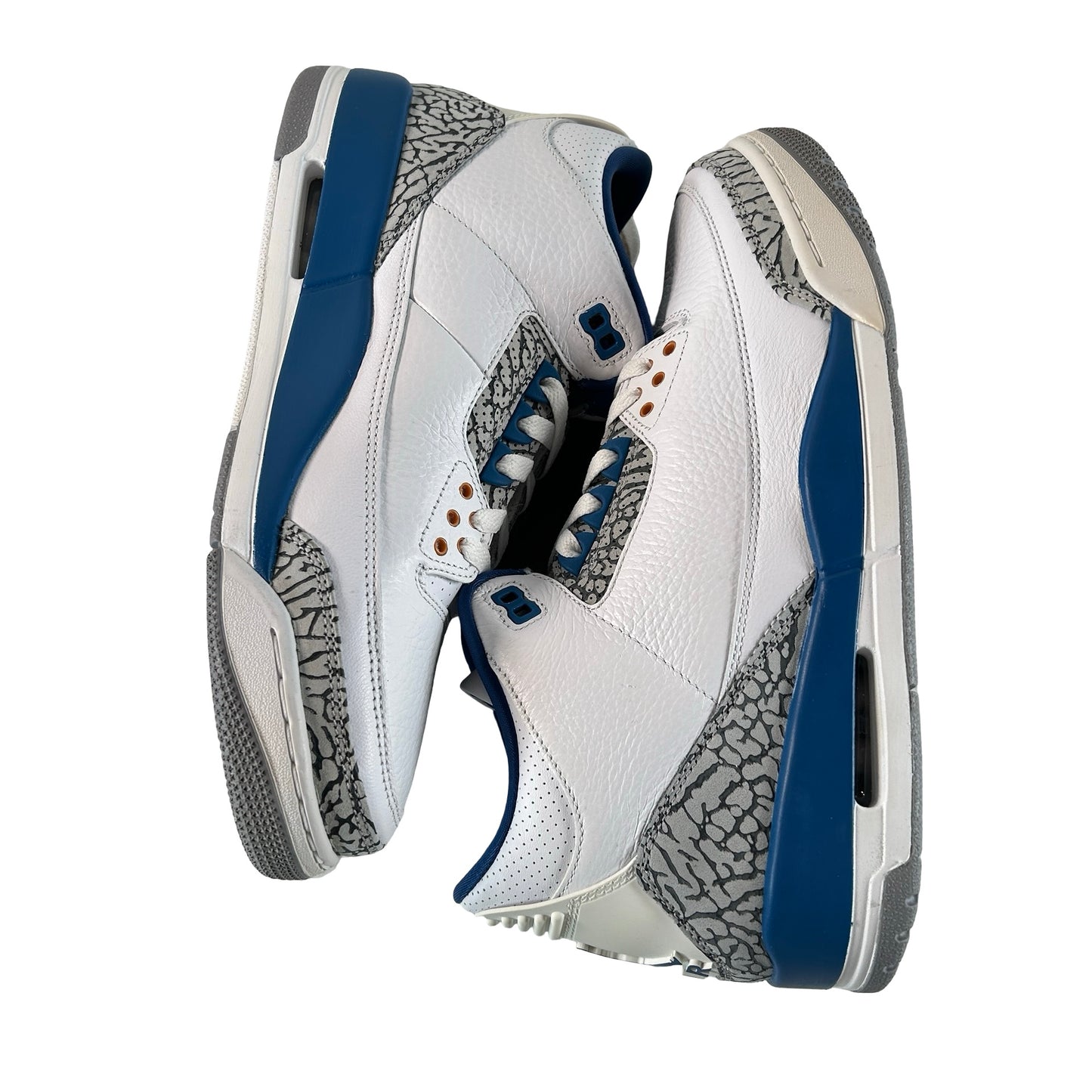 CT8532 148 Air Jordan 3 Retro Wizards - 10.5 M (Yellowing)