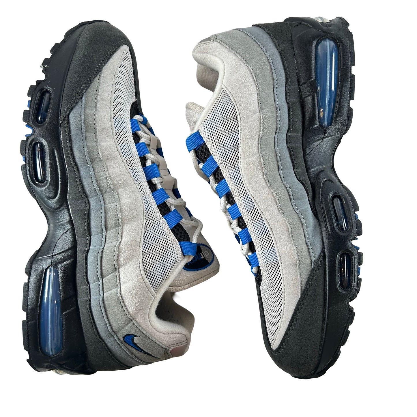 IM7410 100 Nike Air Max 95 OG Big Bubble Blue Spark [USED] - 10 M (Used) (No Box)