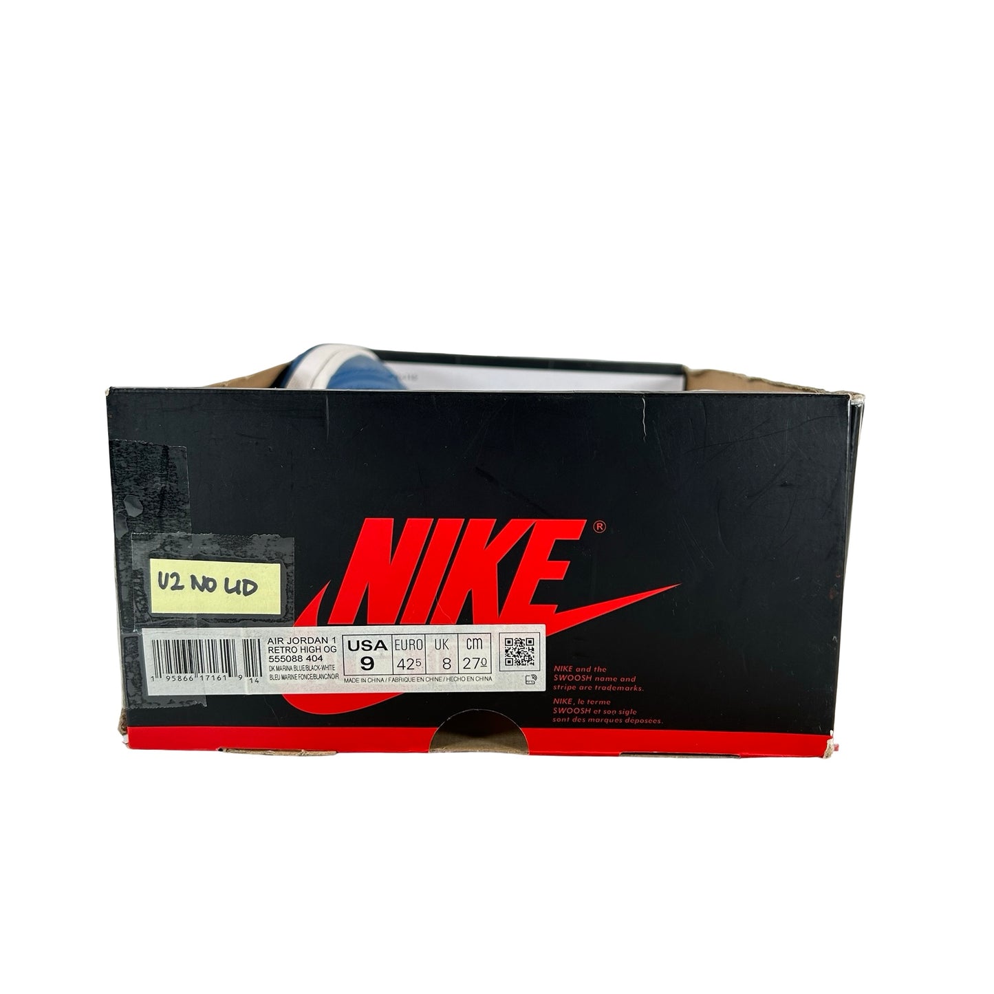 555088 404 Jordan 1 Retro High OG Dark Marina Blue [USED] - 9 M (Used2) (No Lid)