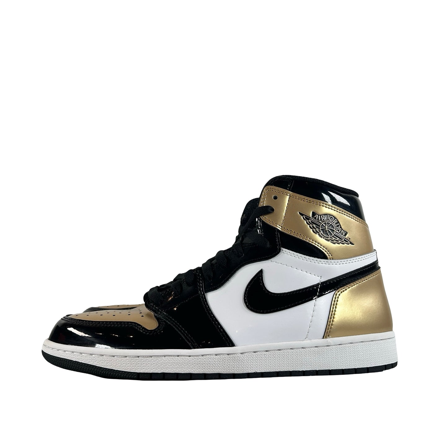 861428 007 Jordan 1 Retro High NRG Patent Gold Toe [USED] - 11 M (Used7)