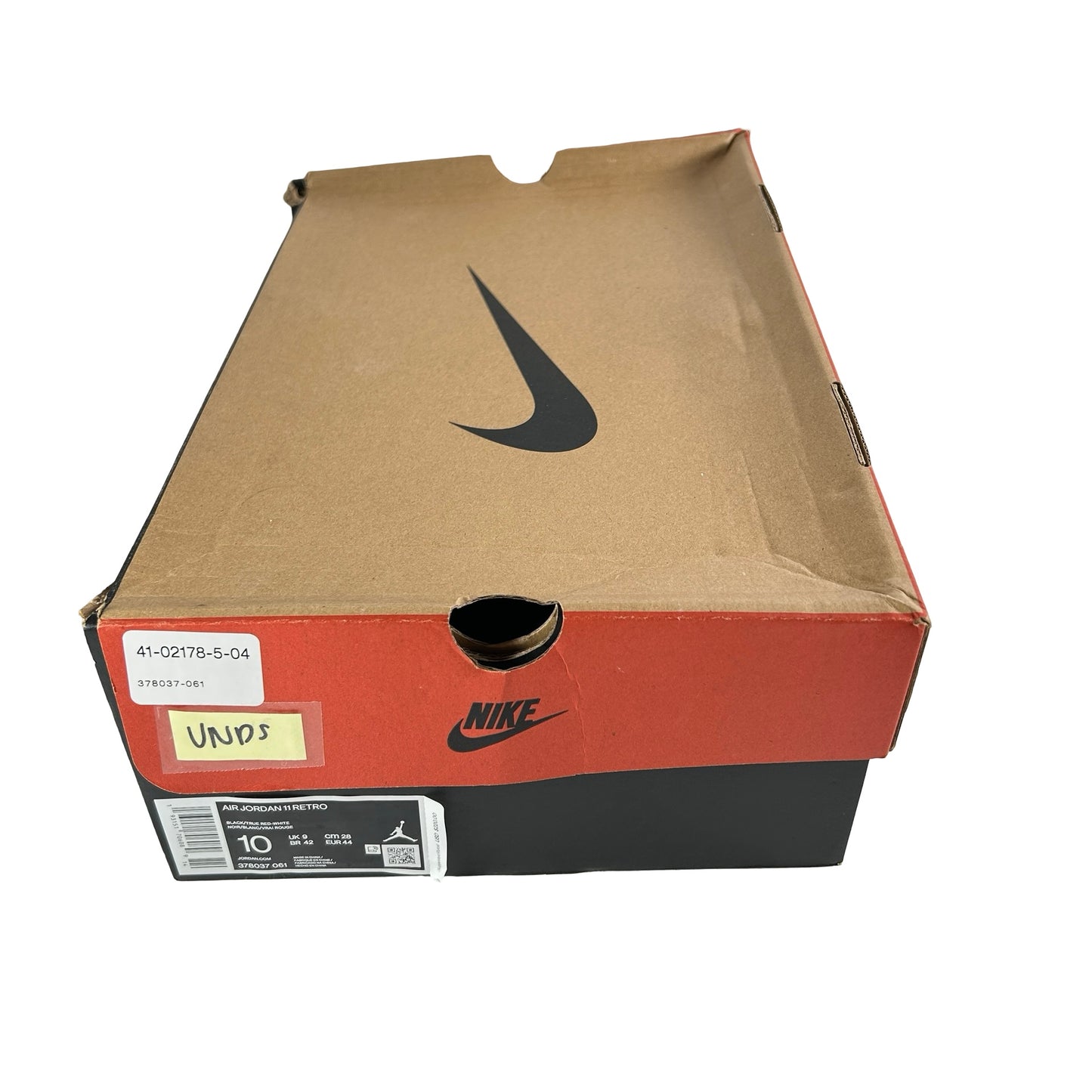 378037 061 Jordan 11 Bred (2019) [USED] - 10 M (Used) (VNDS)