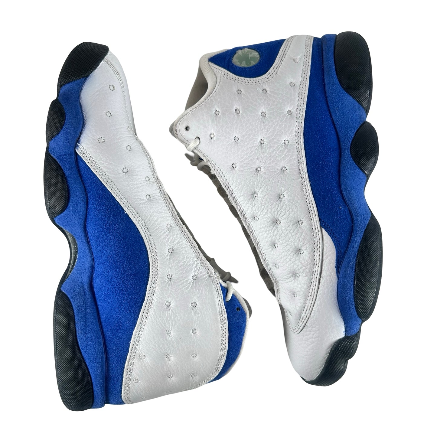 414571 117 Jordan 13 Retro White Hyper Royal Black [USED] - 11.5 M (Used) (Replace Box)