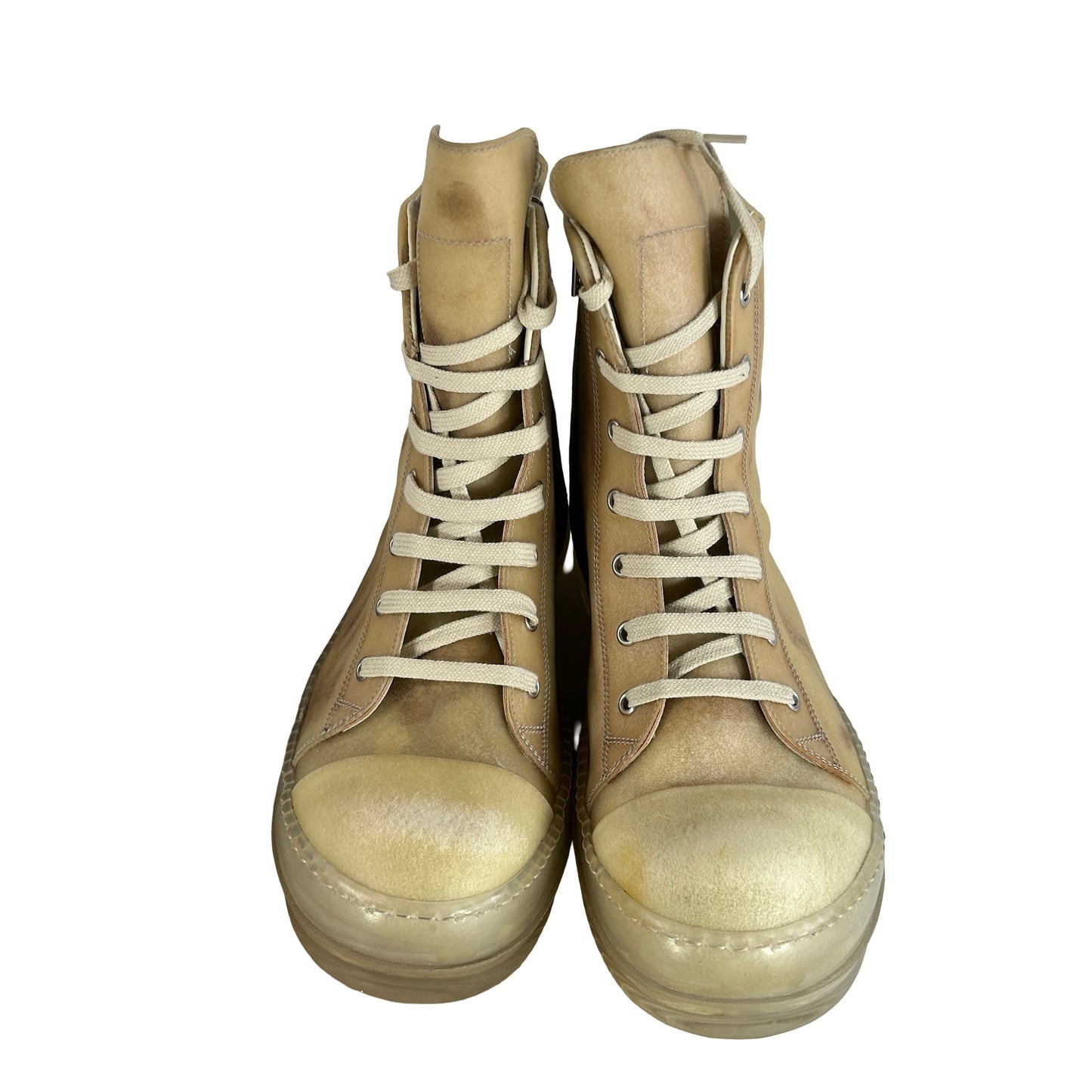 RU01C4890 LCT 211010 Rick Owens EDFU High Natural Transparent [USED] - EU 44 (Used)