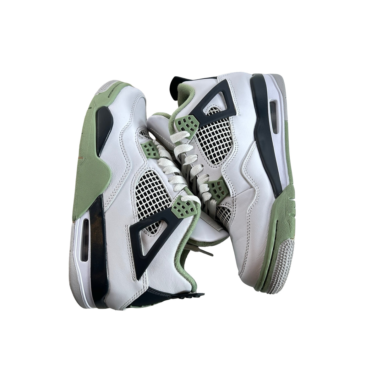AQ9129 103 Jordan 4 Retro Seafoam (W) [USED] - 6 W (Used3)