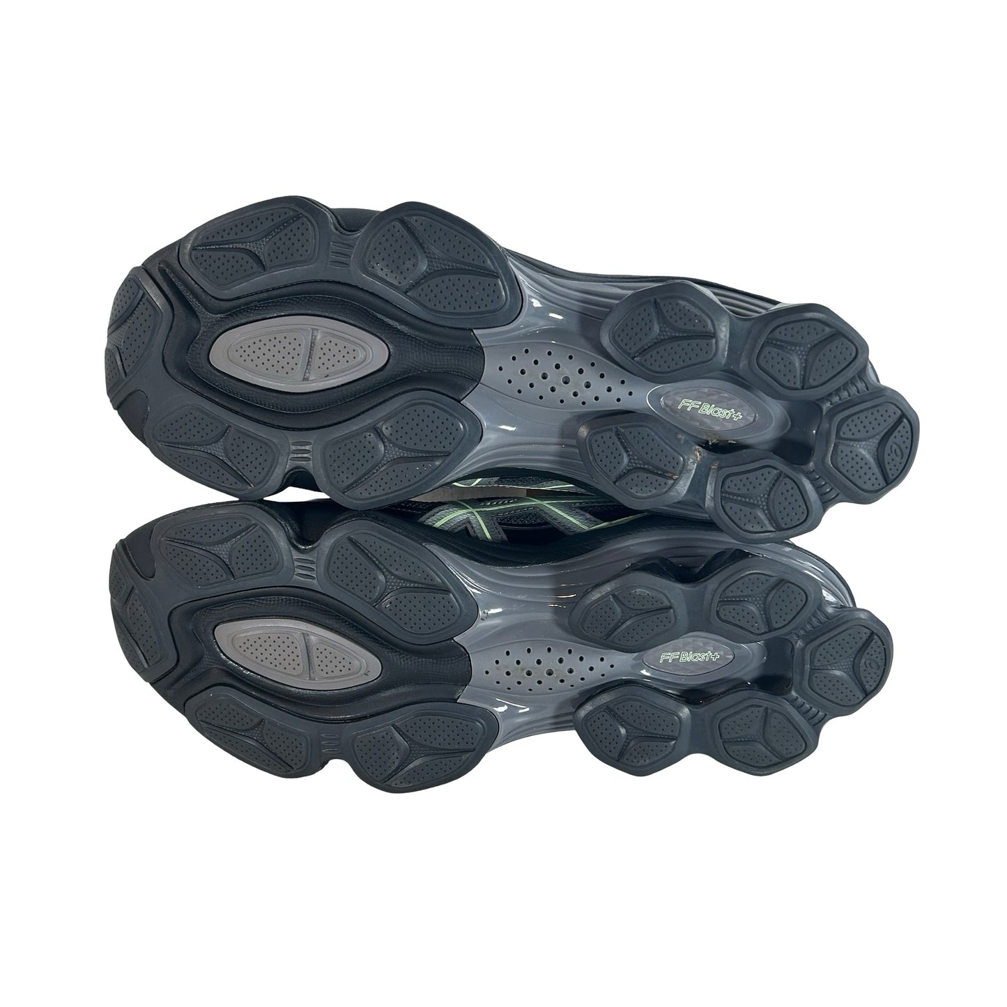 1203A962 020 ASICS Gel-Kinetic Fluent Graphite Grey Illuminate Yellow [USED]. - 11 M (Used)