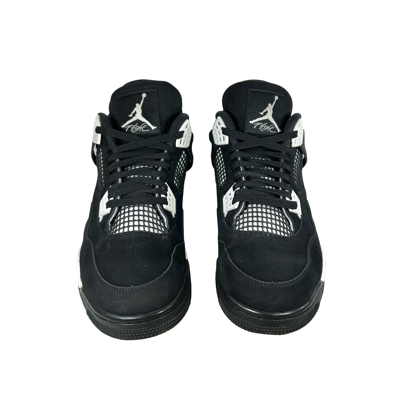 FQ8138 001  Jordan 4 Retro White Thunder [USED] - 14 M (Used4)