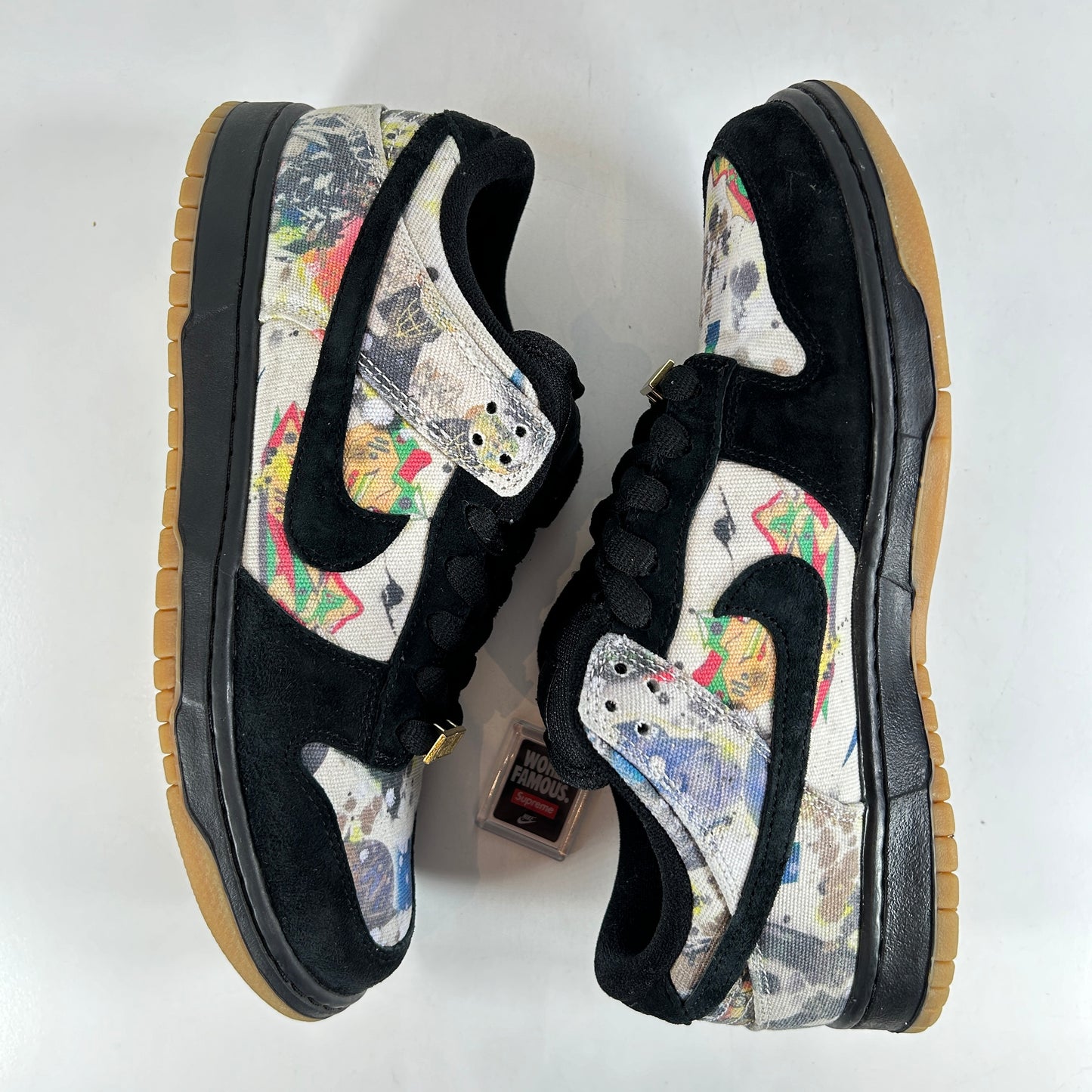 FD8778 001 Nike SB Dunk Low Supreme Rammellzee [USED] - 9 M (Used2)