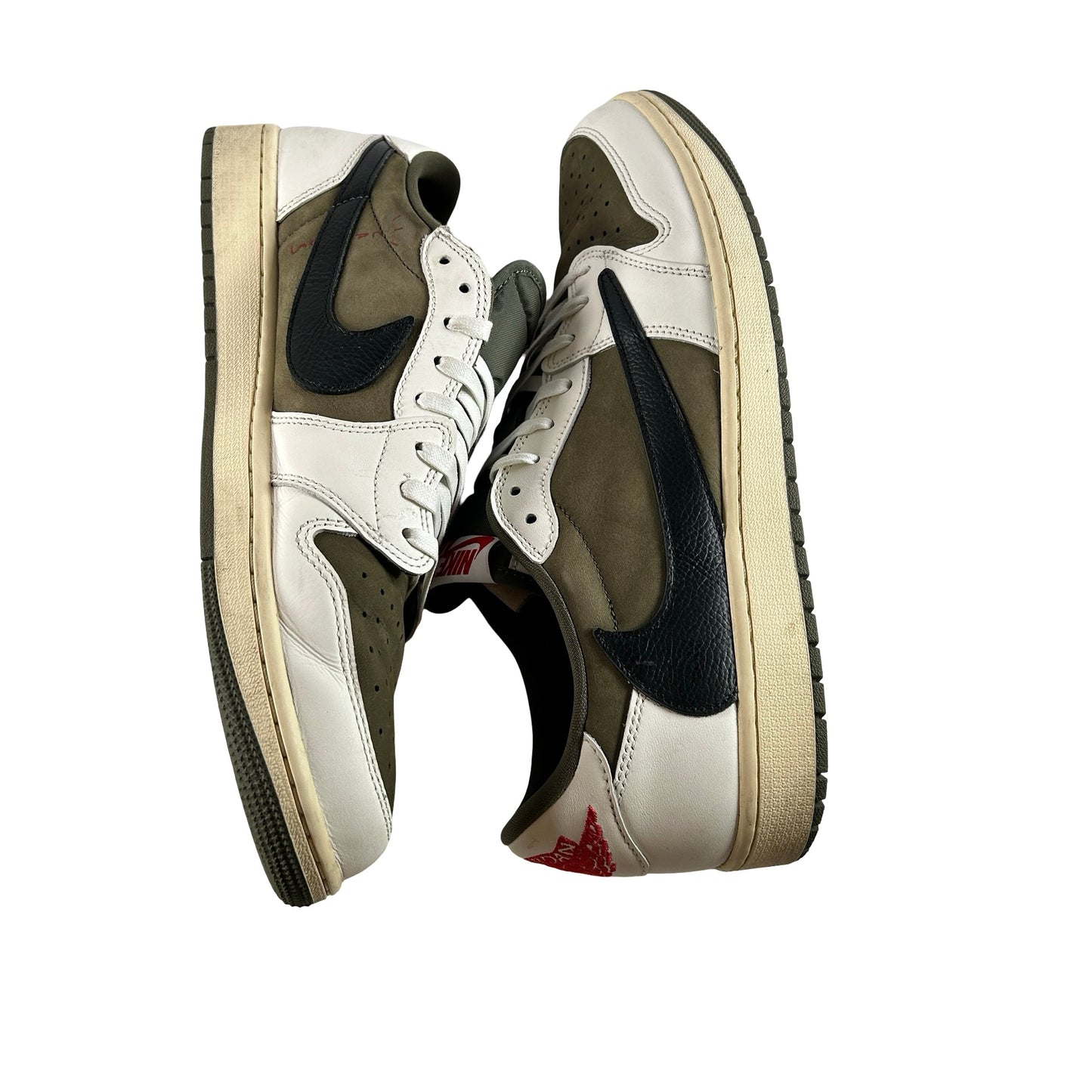 DM7866 200 Jordan 1 Retro Low OG SP Travis Scott Medium Olive [USED] - 14 M (Used)