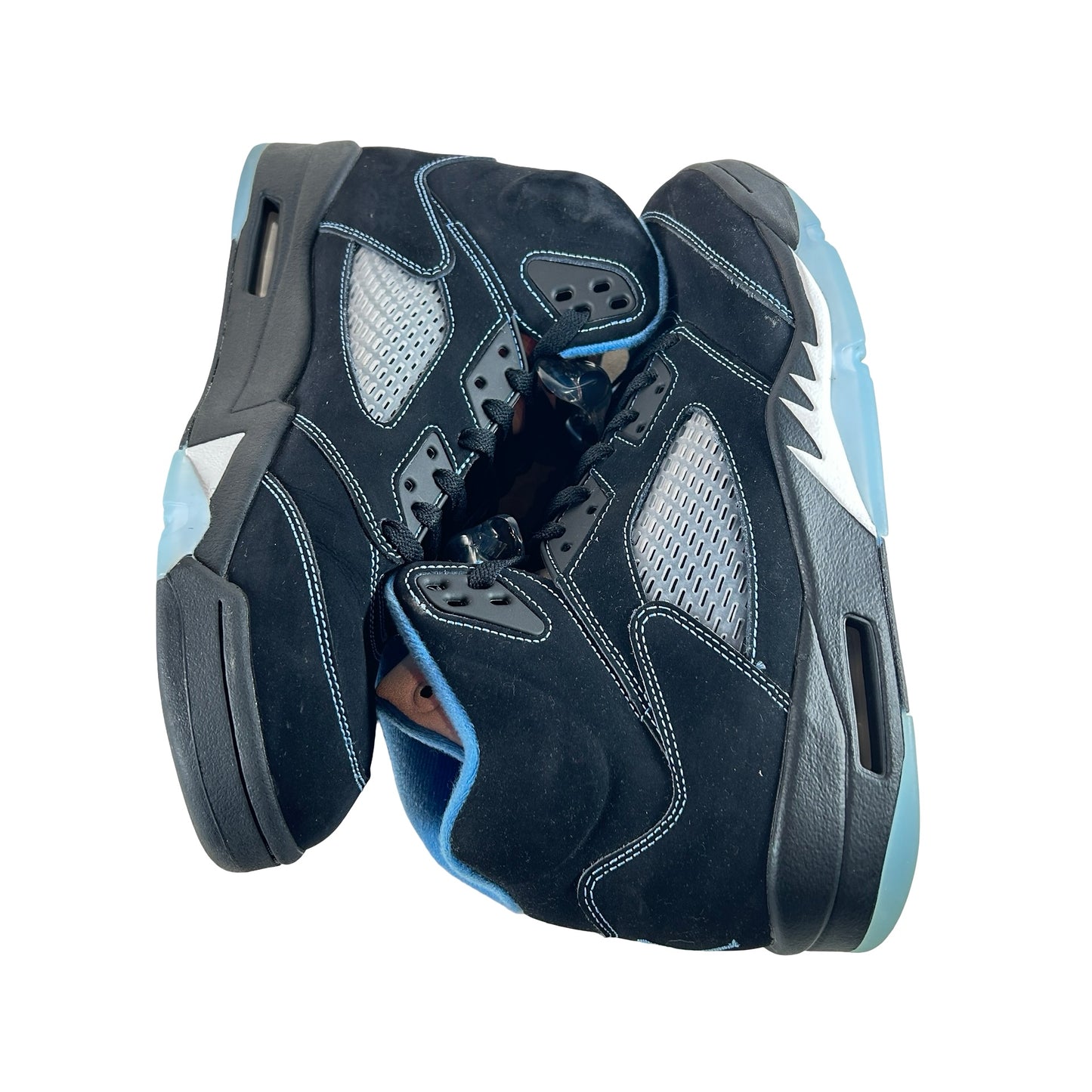 DD0587 008 Jordan 5 Retro Black University Blue (2026) [USED] - 10.5 M (Used4)