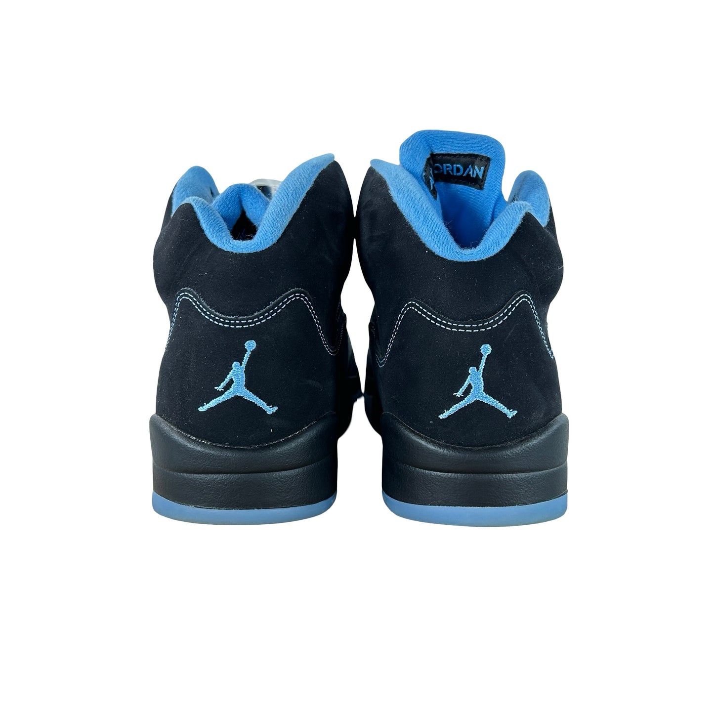 DD0587 008 Jordan 5 Retro Black University Blue (2026) [USED] - 10 M (Used)