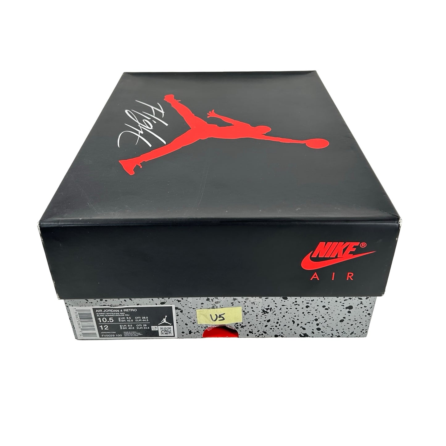 FV5029 100 Jordan 4 Retro White Cement (2025) [USED] - 10.5 M (Used5)