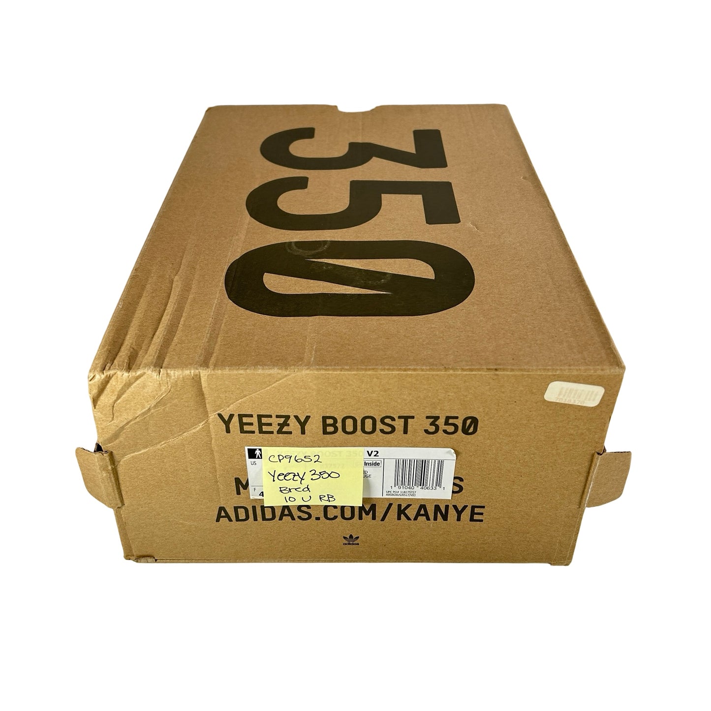 CP9652 Yeezy 350 V2 Bred [USED] - 10 M (Used) (Replace Box)