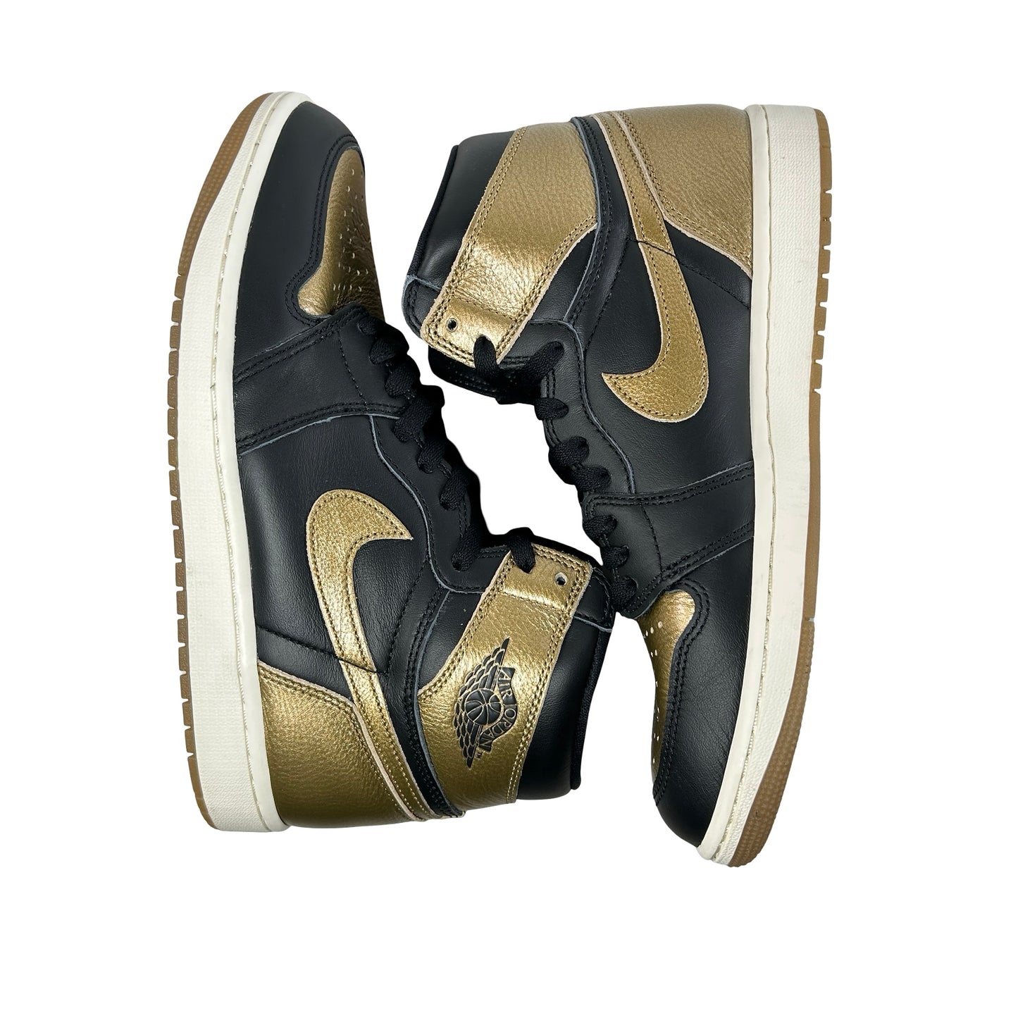 DZ5485 071 Jordan 1 Retro High OG Black Metallic Gold [USED] - 9.5 M (Used)