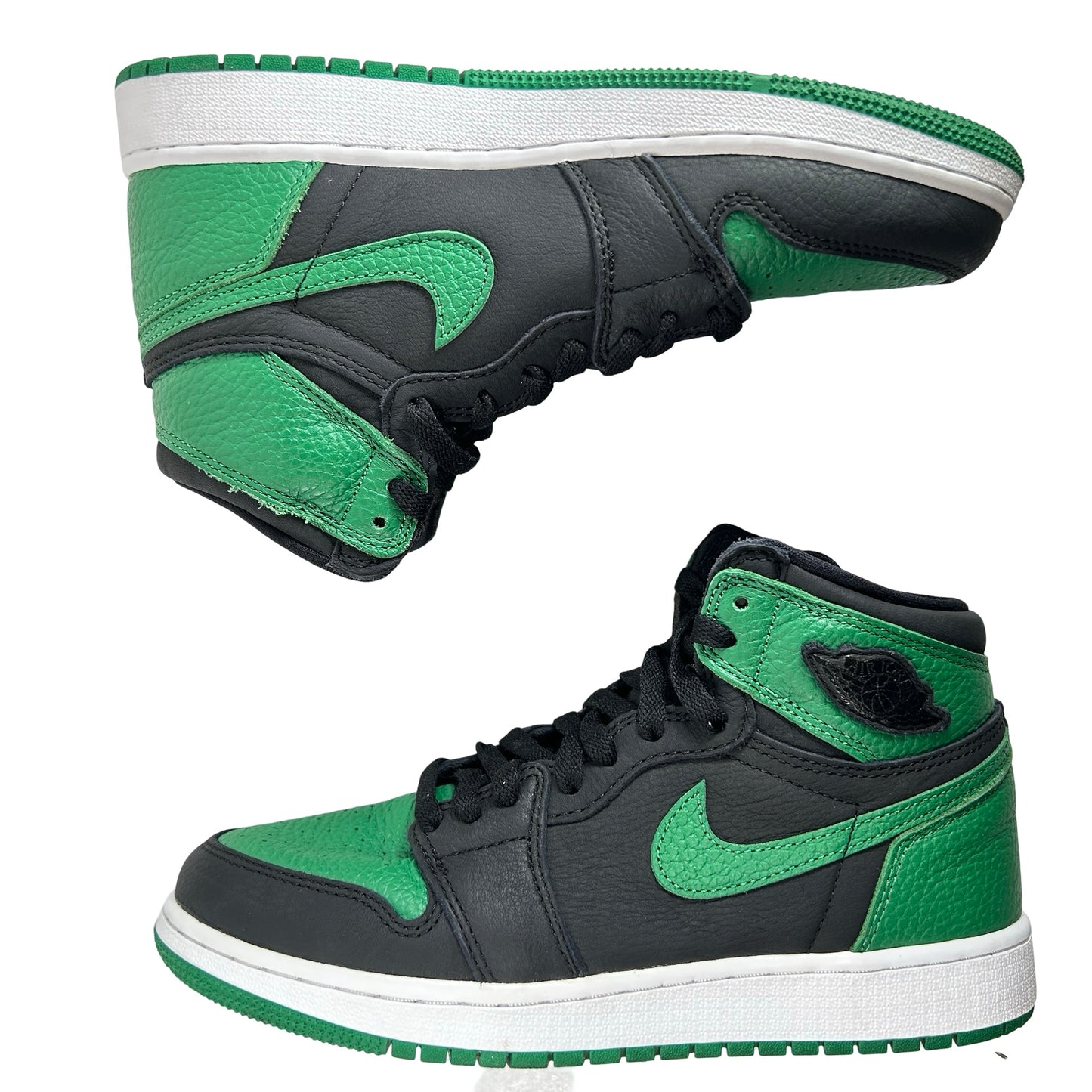 575441 030 Jordan 1 Retro High Pine Green Black (GS) [USED] - 6 Y (Used)