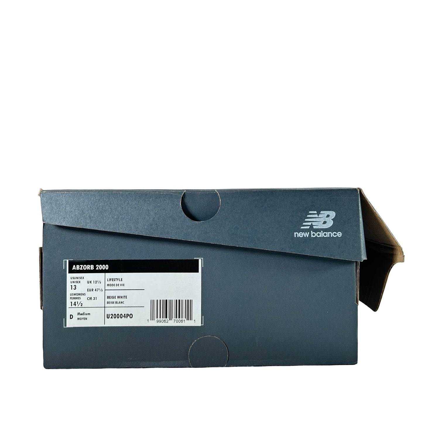 U20004PO New Balance Abzorb 2000 Linen Sea Salt Timberwolf [USED] - 13 M (Used)