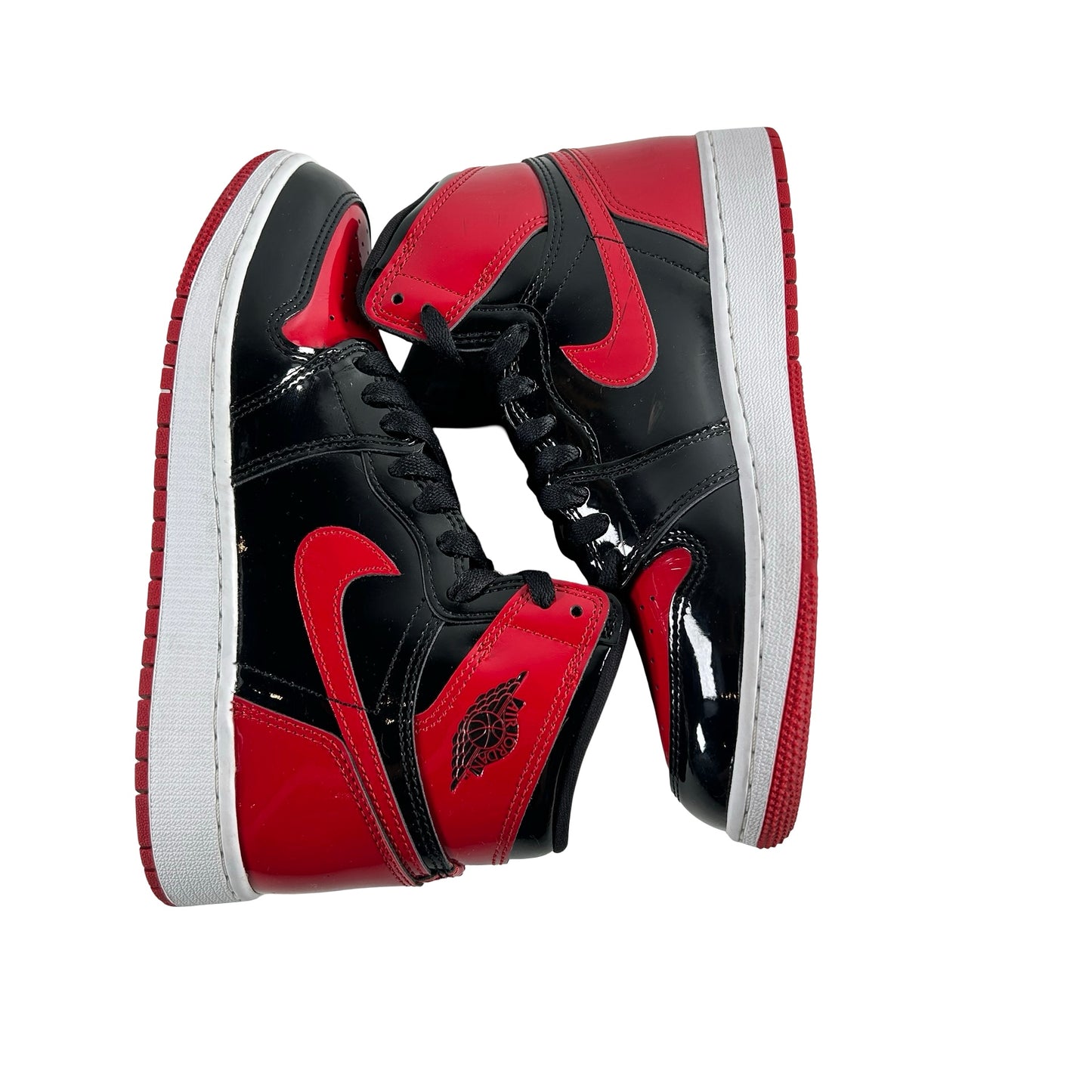 575441 063 Jordan 1 Retro High OG Patent Bred (GS) [USED] - 5 Y (Used4)