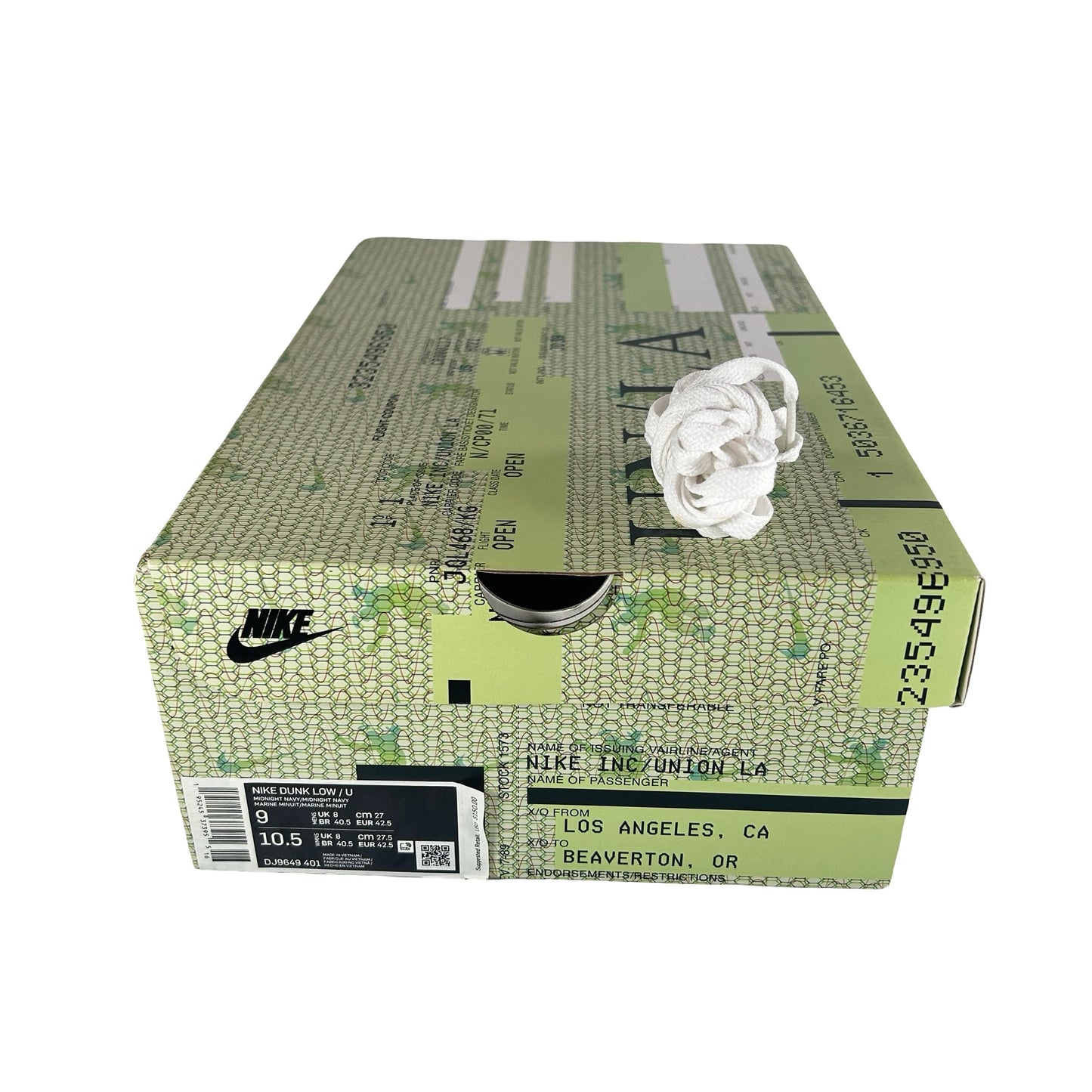 DJ9649 401 Dunk Low Union Pistachio [USED] - 9 M (Used) (No Insoles)