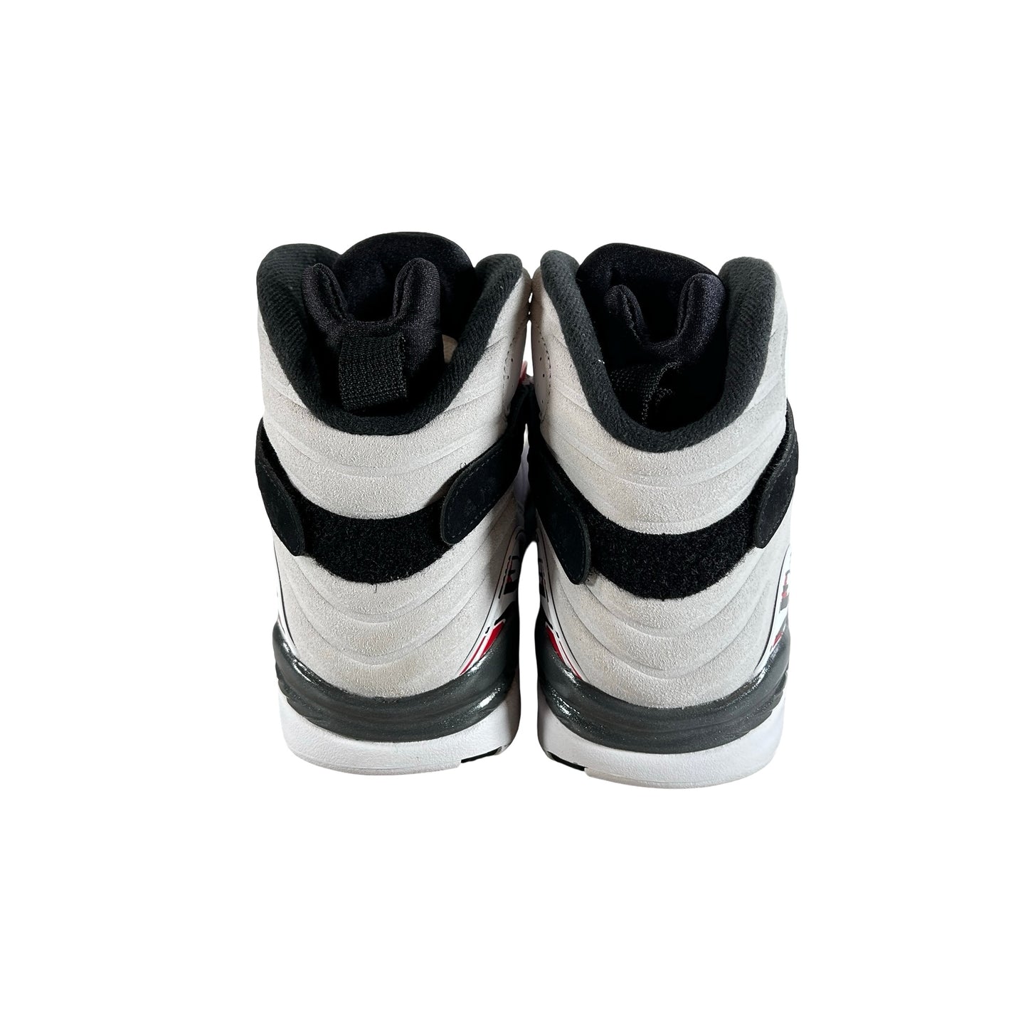 305381 100 Jordan 8 Retro White True Red (2025) [USED] - 9 M (Used)