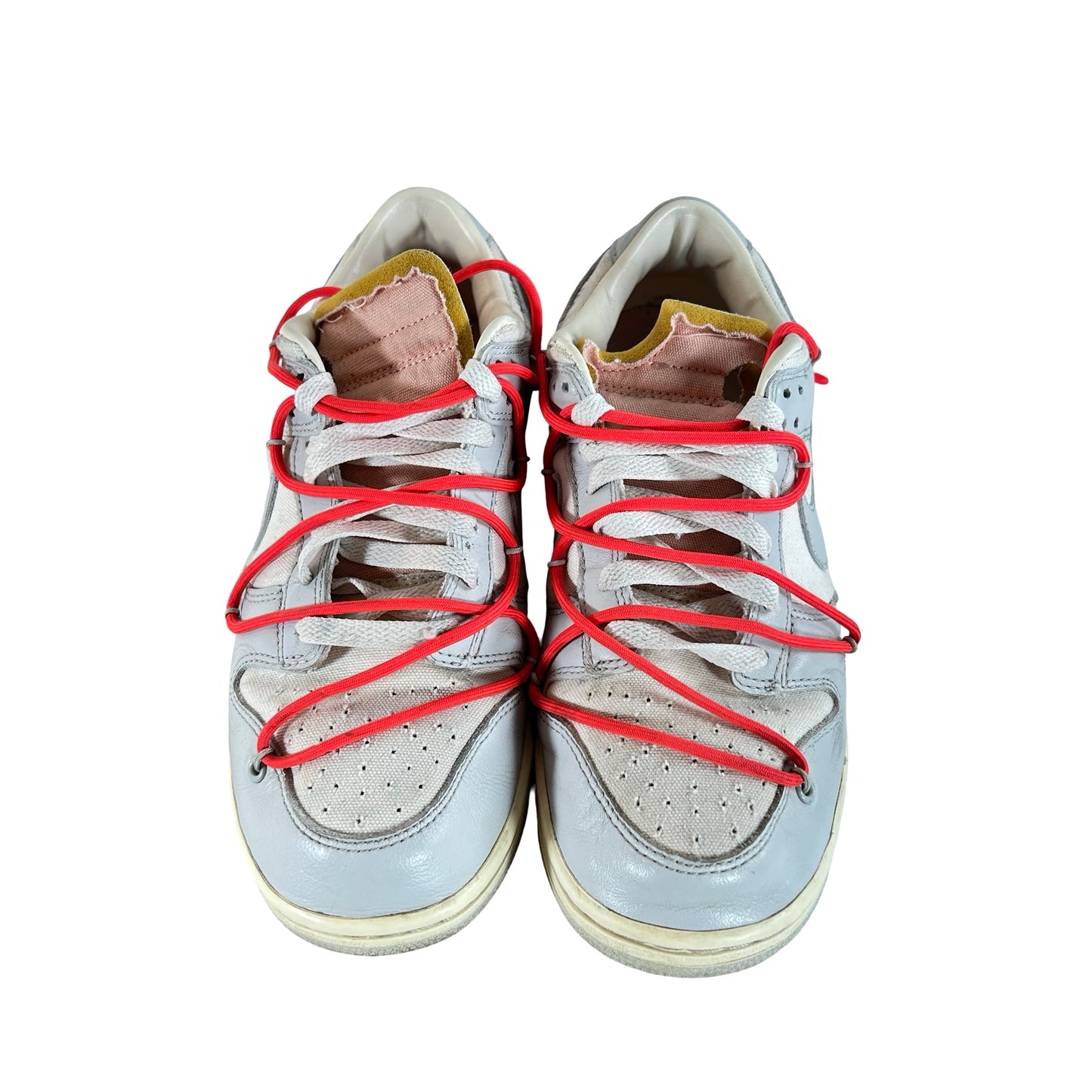DM1602 110 Nike Dunk Low Off-White Lot 6 [USED] - 9 M (Used) (No Box)
