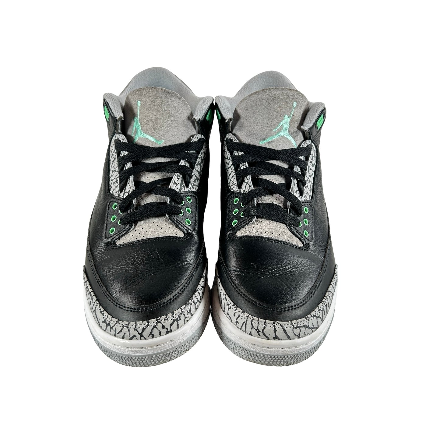 CT8532 031 Jordan 3 Retro Green Glow [USED] - 10.5 M (Used) (No Box)
