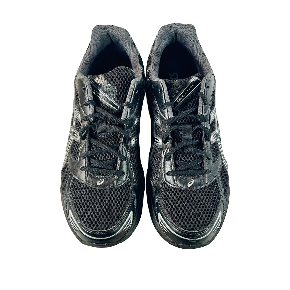 1201A906 001 ASICS Gel-1130 Black Pure Silver [USED] - 10 M (Used)