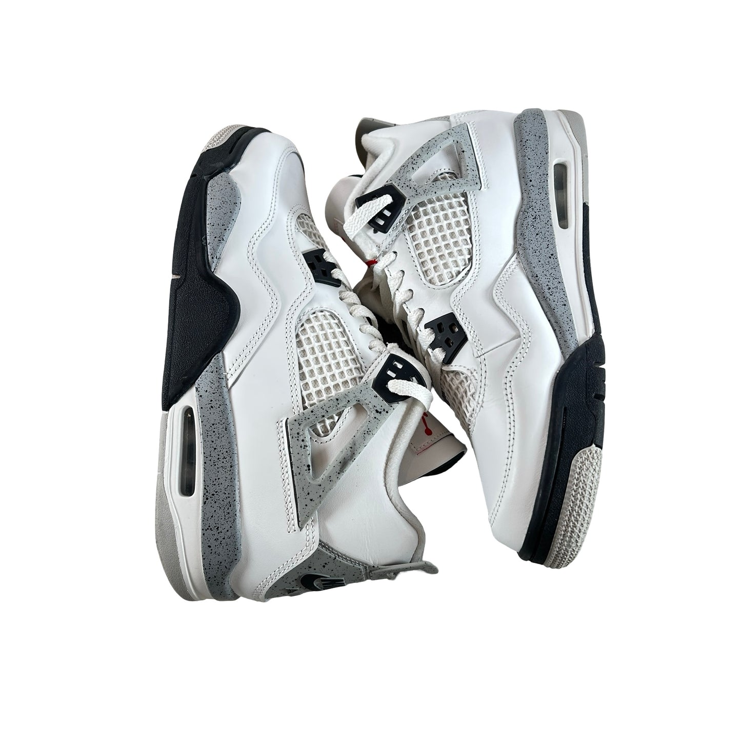 IB4171 100 Jordan 4 Retro White Cement (2025) (GS) [USED] - 7 Y (Used9)