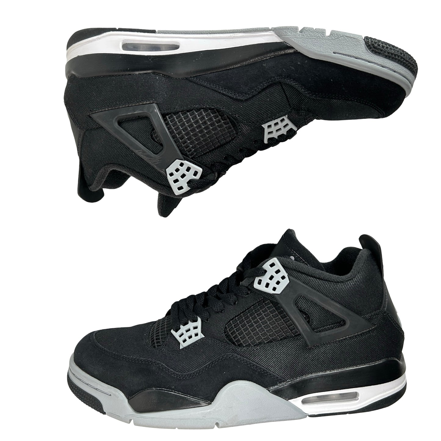 DH7138 006 Jordan 4 Retro SE Black Canvas [USED] - 11 M (Used)