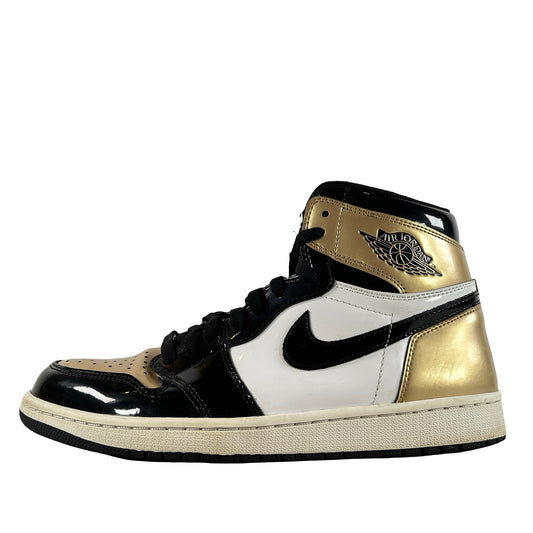 861428 007 Jordan 1 Retro High NRG Patent Gold Toe [USED] - 10 M (Used2) (No Box2)